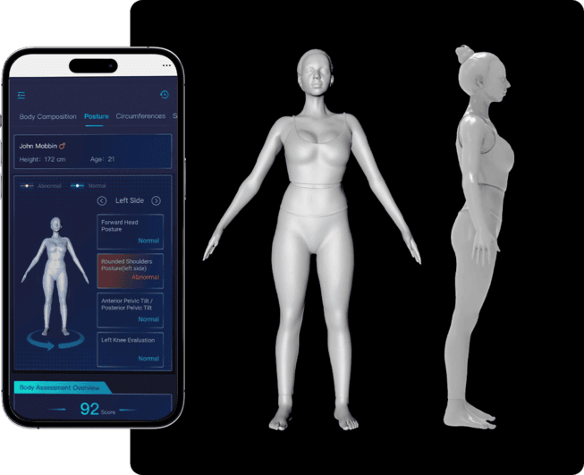 avatar 3d avec rapport analyse posture